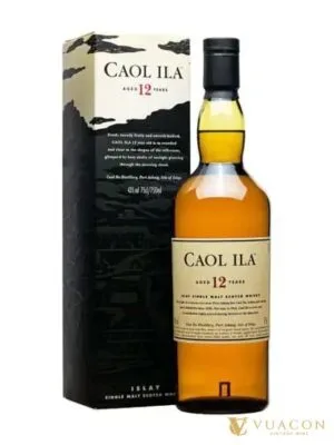 Caol Ila 12 năm – single Malt Scotch, Islay, Scotland, 750ml