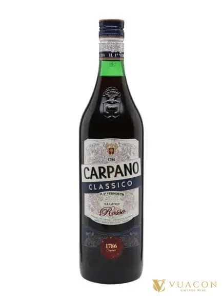 Rượu vermouth Carpano Classico vermouth đỏ ngọt kiểu Ý
