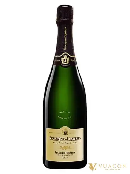 Champagne Beaumont Des Crayeres Fleur De Prestige Blanc Millesime Brut – Pháp, 750ml