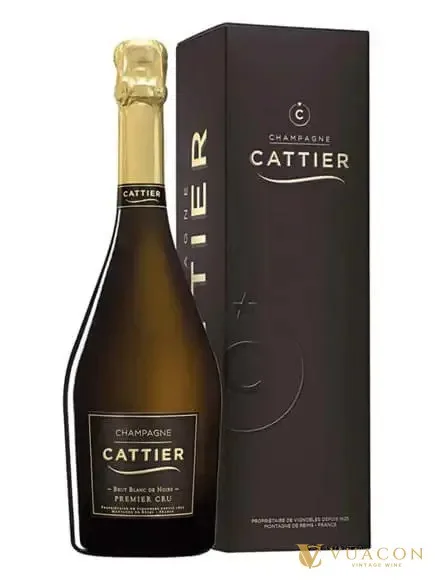 Champagne Cattier Brut Blanc de Noirs 1er cru – Pháp, 750ml
