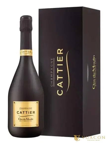 Champagne Cattier Clos Du Moulin Brut 1Er Cru – Pháp, 750ml