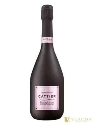 Champagne Cattier Clos Du Moulin Brut Rose 1Er Cru – Pháp, 750ml