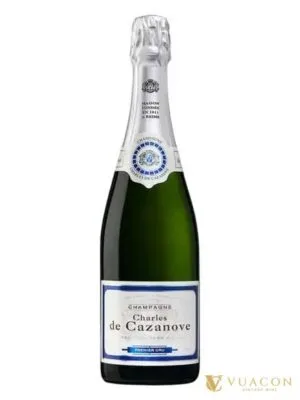 Champagne Charles de Cazanove Brut – Pháp, 750ml