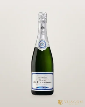 Champagne Charles de Cazanove Brut – chai chính hãng tại Vua Cồn