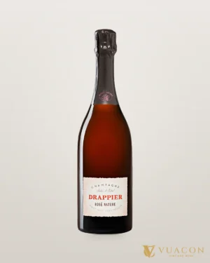 Champagne Drappier Brut Nature Rose – chai chính hãng tại Vua Cồn