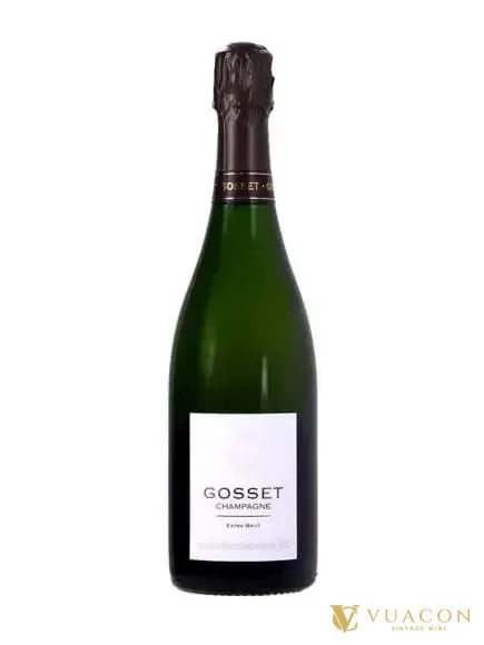 Champagne Gosset Cuvee Extra Brut – Pháp, 750ml – chai và nhãn
