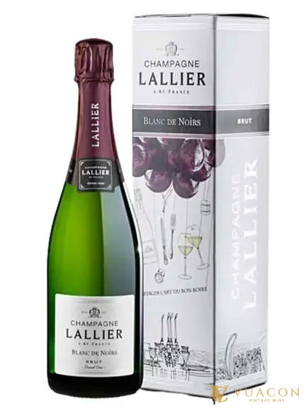 Champagne Lallier Blanc de Noirs làm từ 100% Pinot Noir