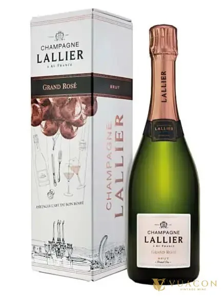 Champagne Lallier Grand Rose – Pháp, 750ml