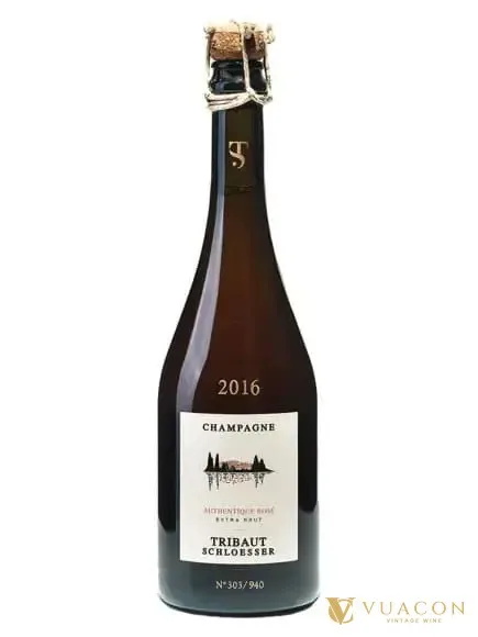 Champagne Tribaut Schloesser L’Authentique Rose – Pháp, 750ml