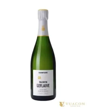 Champagne Valentin Leflaive CV Blanc de Blanc – Pháp, 750ml