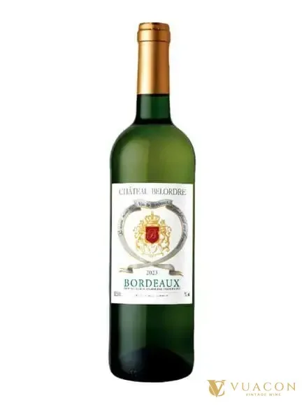 Chateau Belordre White – Bordeaux, Pháp, 750ml
