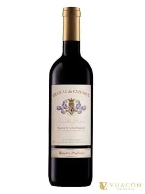 Chateau de Cazenove – Bordeaux, Pháp, 750ml