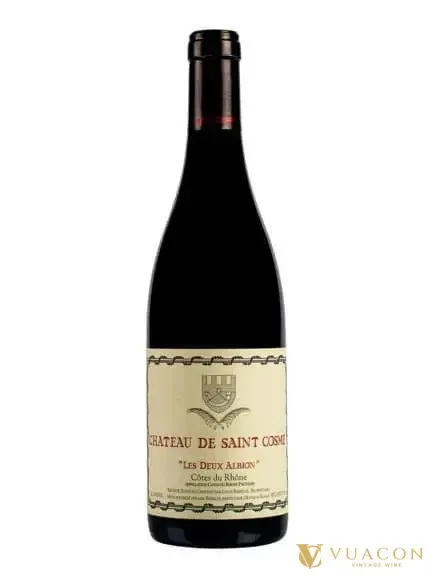 Chateau de Saint Cosme Les Deux Albion Rouge – Côtes du Rhône, Pháp, 750ml