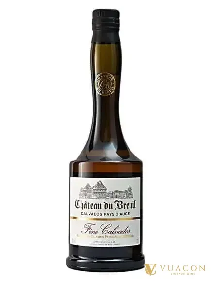 Chateau Du Breuil Fine Calvados Pays d’Auge – Normandy, Pháp, 750ml – chai và nhãn