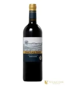 Chateau Fage Graves de Vayres – Bordeaux, Pháp, 750ml