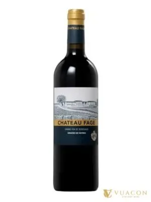 Chateau Fage Graves de Vayres – Bordeaux, Pháp, 750ml