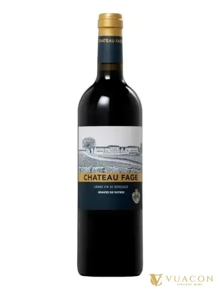 Chateau Fage Graves de Vayres – Bordeaux, Pháp, 750ml