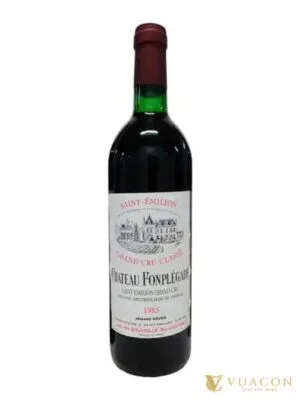 Chateau Fonplegade 1985 – Bordeaux, Pháp, 750ml