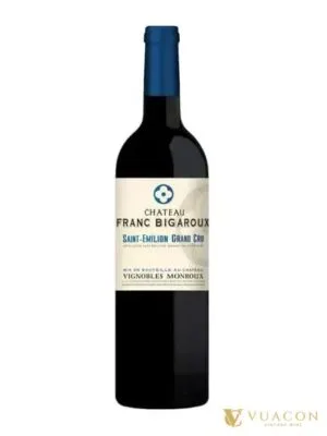 Chateau Franc Bigaroux – Bordeaux, Pháp, 750ml