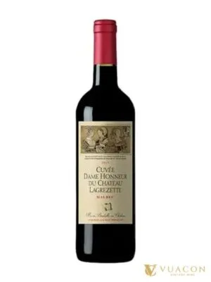 Chateau Lagrezette Cuvee Dame Honneur – Cahors, Pháp, 750ml