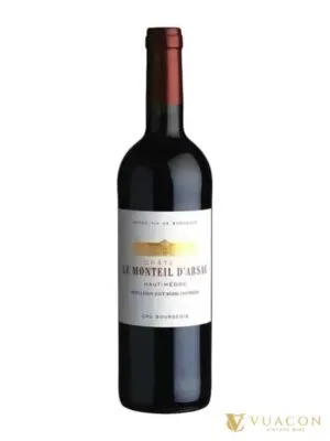 Chateau Le Monteil d’Arsac – Bordeaux, Pháp, 750ml