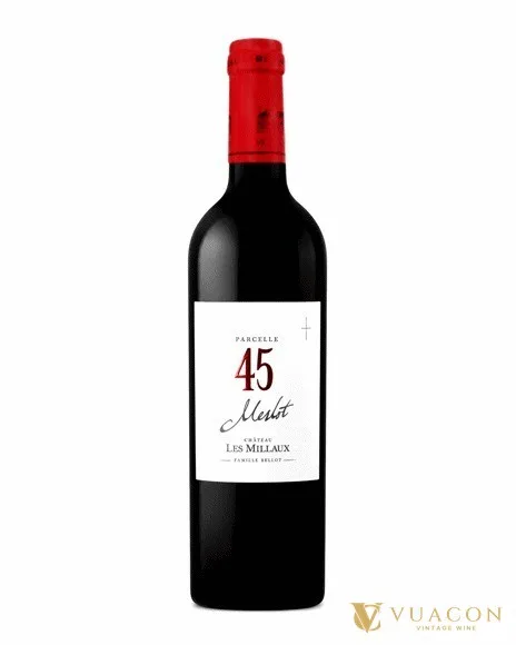 Chateau Les Millaux Parcell 45 Merlot – Bordeaux, Pháp, 750ml