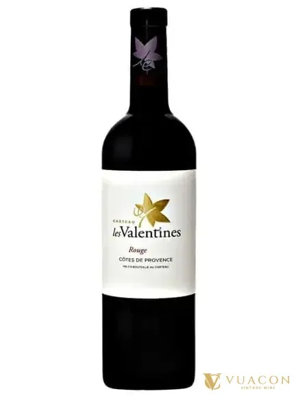 Chateau les Valentines Rouge – Côtes de Provence, Pháp, 750ml