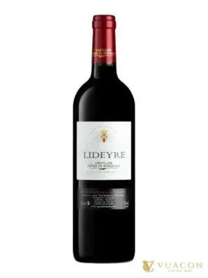 Chateau Lideyre Castillon – Bordeaux, Pháp, 750ml