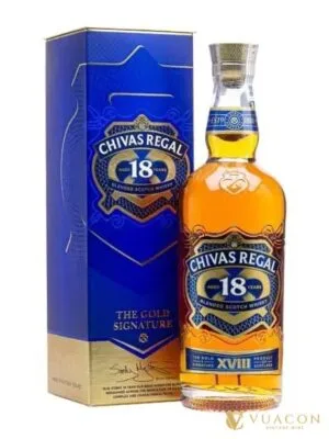 Chivas 18 năm Gold Signature – blended Scotch, Scotland, 700ml