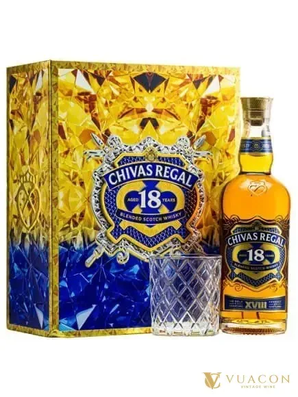 Chivas 18 năm hộp quà Tết 2026, gợi ý quà biếu Tết sếp