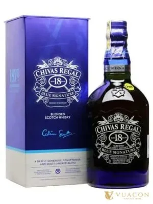 Chivas 18 năm xanh – Blue Signature – blended Scotch, Scotland, 700ml