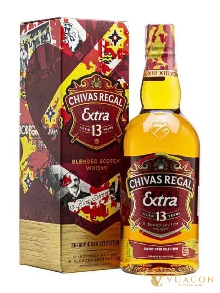 Chivas Extra 13 năm Sherry Cask Selection hộp đỏ, chivas extra 13