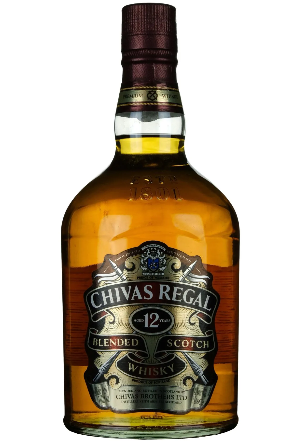 Chivas 12 năm 1L – blended Scotch, Scotland