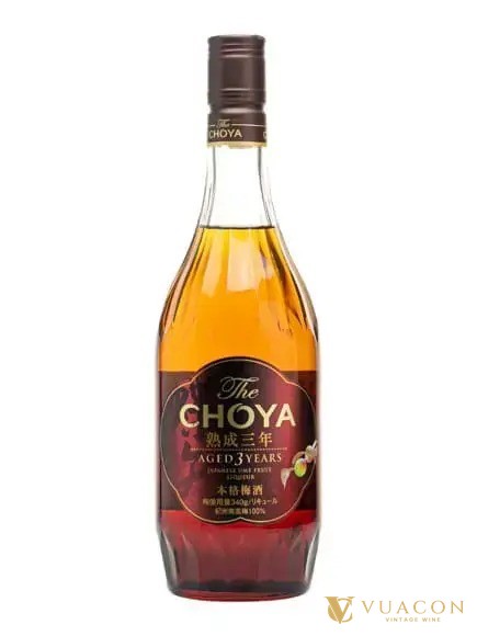 Chai Choya 3 năm, rượu mơ Nhật ủ lâu