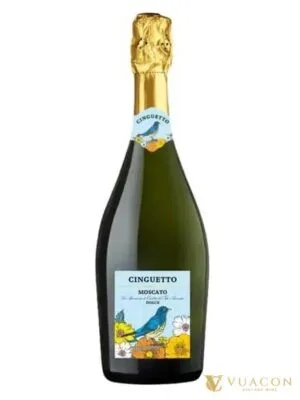 Cinguetto Moscato – sparkling Sweet, Ý, 750ml