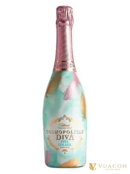 Cosmopolitan Diva Pina Colada Fusio – vang trái cây, Latvia, 750ml