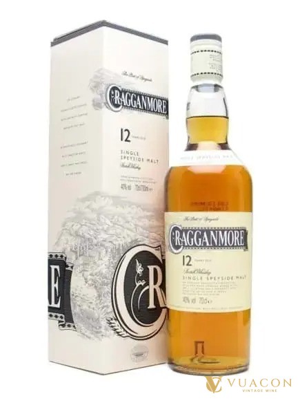 Chai và hộp Cragganmore 12 năm single malt Speyside