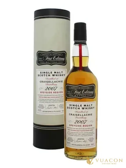 Craigellachie 2007 – 14 năm – cask Strength, Speyside, Scotland, 700ml