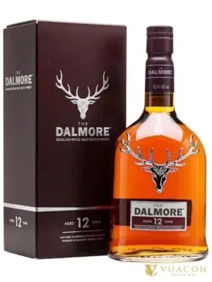 Dalmore 12 năm Highland Single Malt Scotch Whisky – Scotland, 700ml
