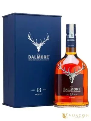 Dalmore 18 năm Highland Single Malt Scotch Whisky – Scotland, 700ml