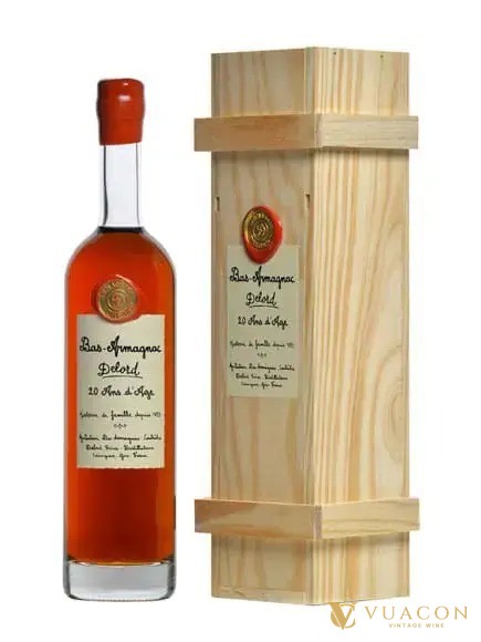 Rượu Armagnac Delord 20 năm hộp gỗ