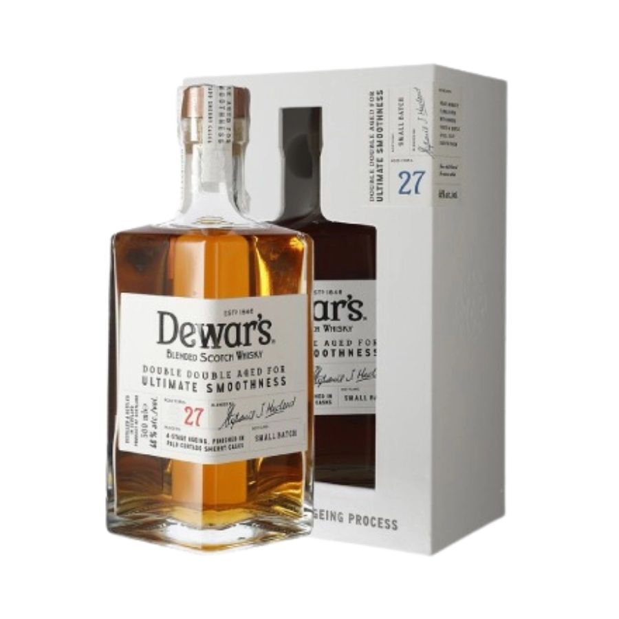 Dewar’s 27 năm 375ml Double Double – blended Scotch, Scotland