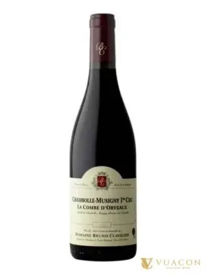 Domaine Bruno Clavelier Chambolle Musigny 1er Cru La Combe d’Orveau – Burgundy, Pháp, 750ml