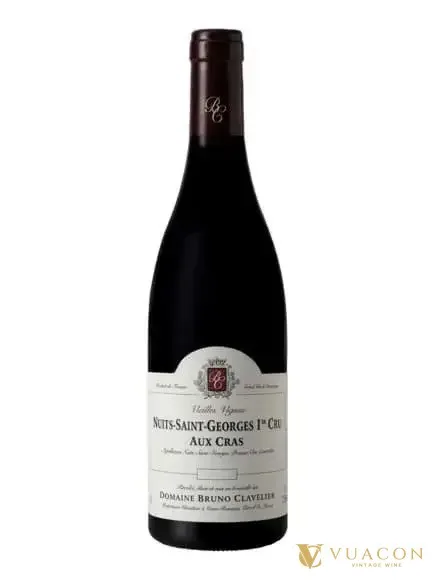 Domaine Bruno Clavelier Nuits Saint Georges 1er Cru Aux Cras – Burgundy, Pháp, 750ml