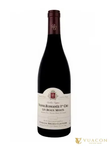Domaine Bruno Clavelier Vosne Romanee 1er Cru Les Beaux Monts – Burgundy, Pháp, 750ml