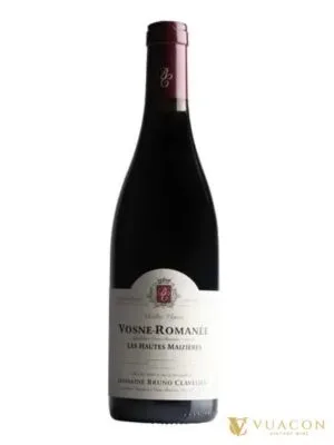 Domaine Bruno Clavelier Vosne Romanee Hautes Maizieres – Burgundy, Pháp, 750ml