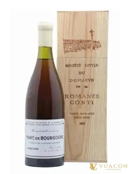 Domaine de la Romanee-Conti 2000 Marc de Bourgogne – brandy, Burgundy, Pháp, 700ml – chai và nhãn