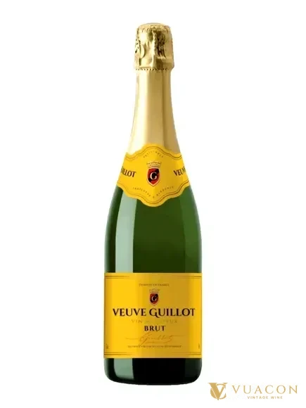 Domaine du Pere Guillot Veuve Guillot Brut – vang nổ / Sparkling, Burgundy, Pháp, 750ml – chai và nhãn