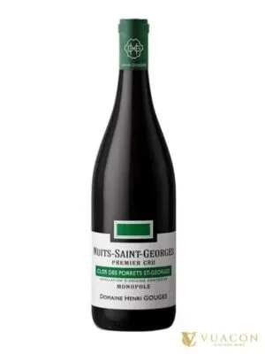 Domaine Henri Gouges Nuit Saint Georges 1er Le Clos des Porrets – Burgundy, Pháp, 750ml