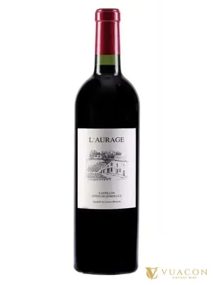 Domaine L’Aurage Castillon Cotes de Bordeaux – Pháp, 750ml